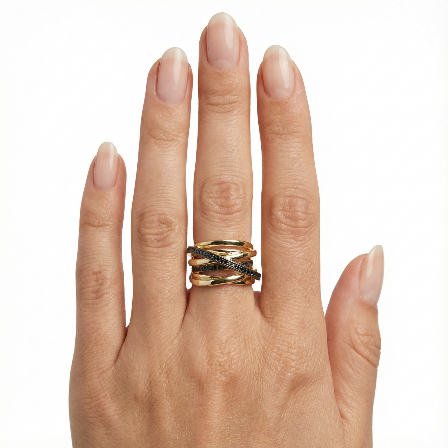 Obsidian Interstellar Ring