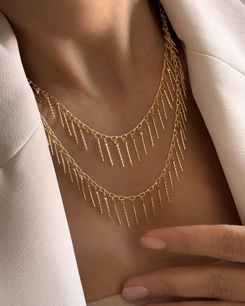 Solar Fringe Kolye - Aven & Laurel