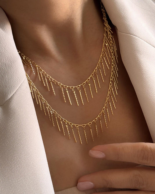 Solar Fringe Kolye - Aven & Laurel