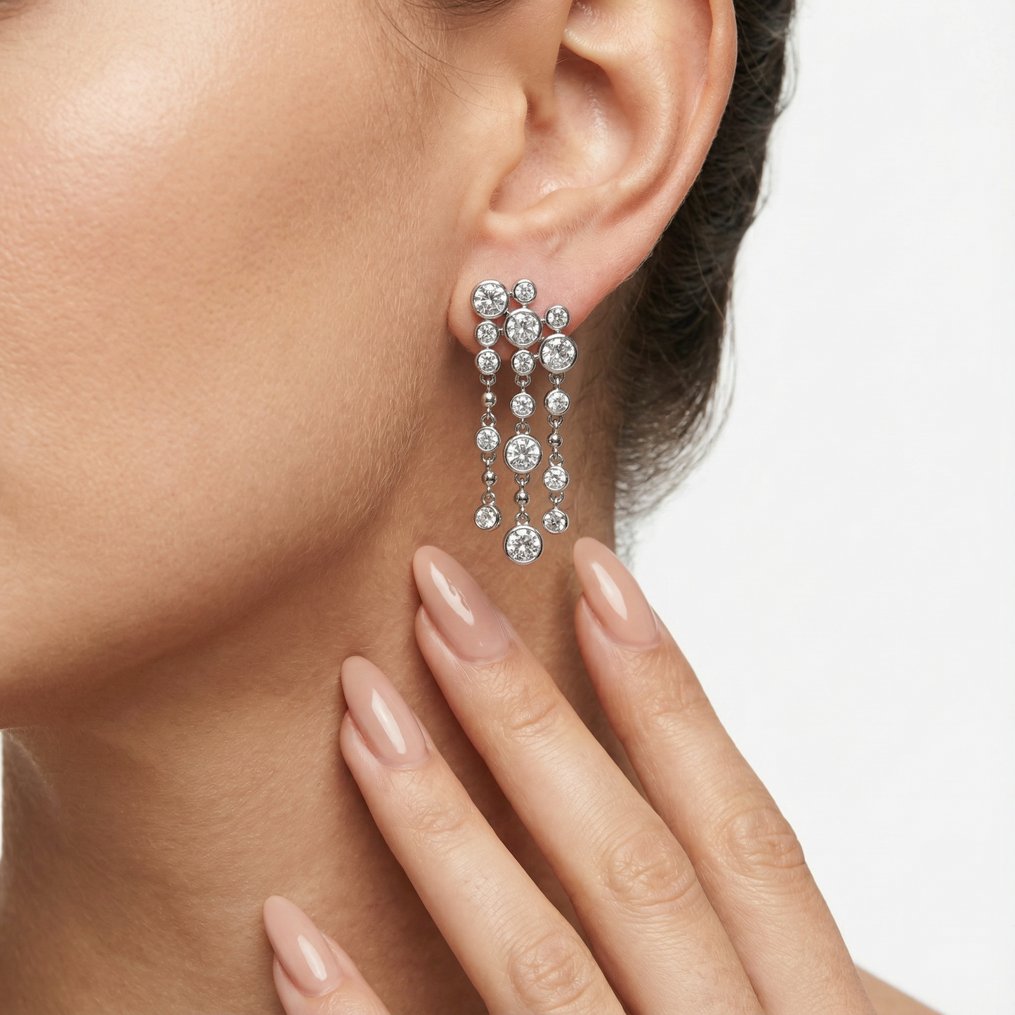 Caviar Ridge Earrings