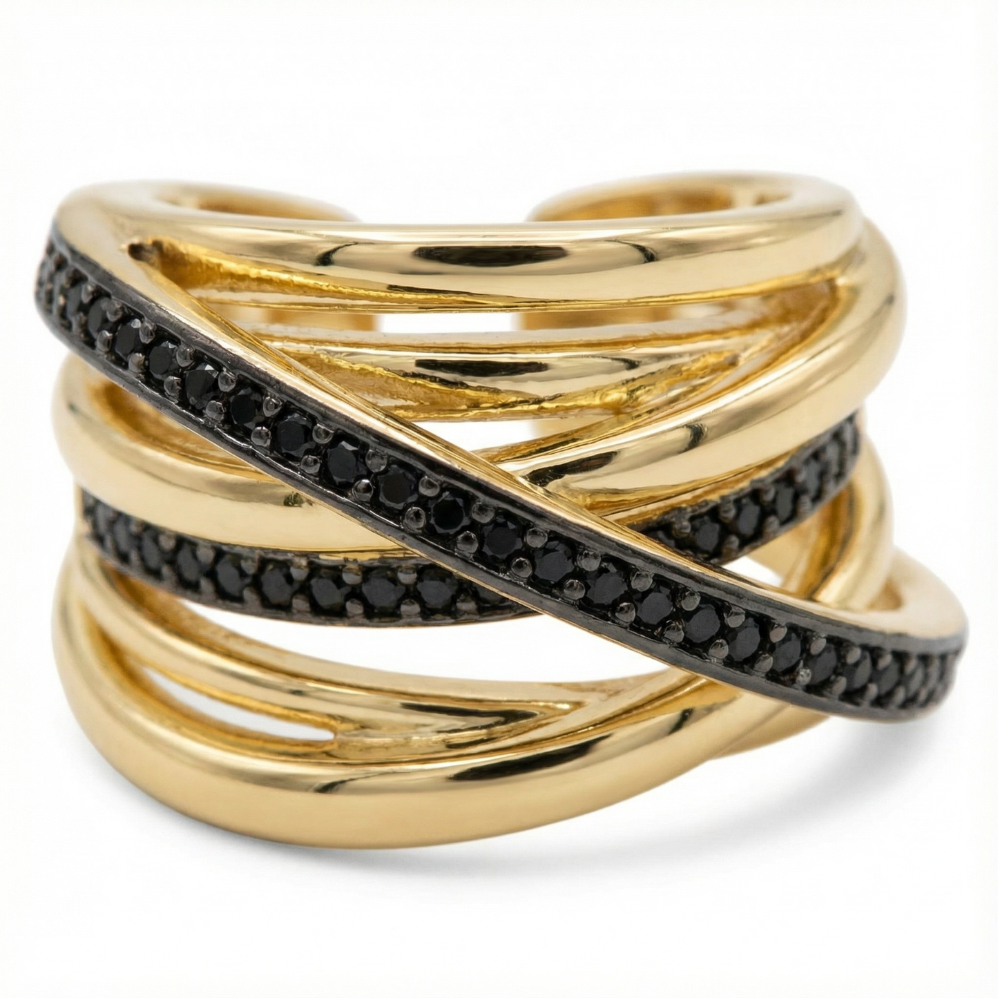 Obsidian Interstellar Ring