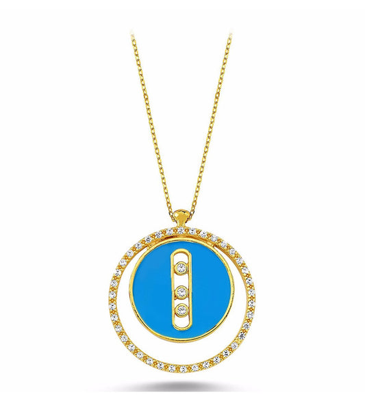 Mess Model Madalyon Kolye - Aven & Laurel