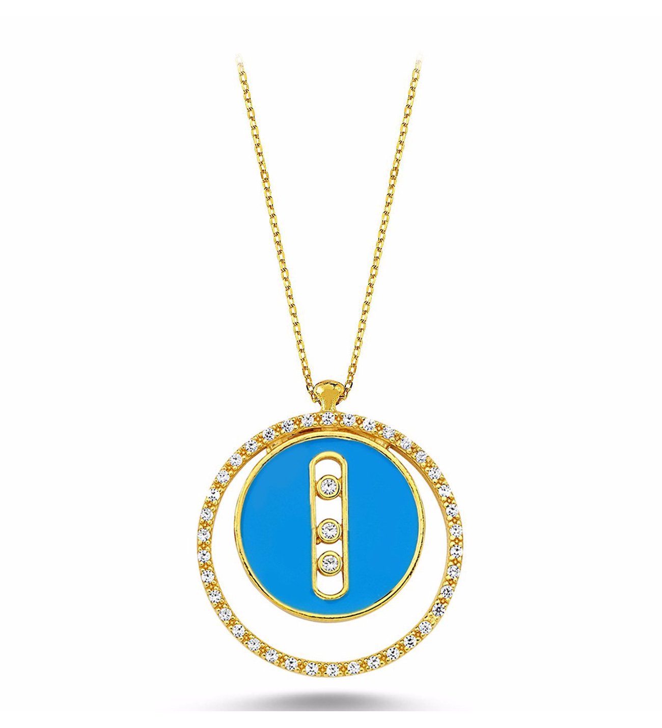 Mess Model Madalyon Kolye - Aven & Laurel