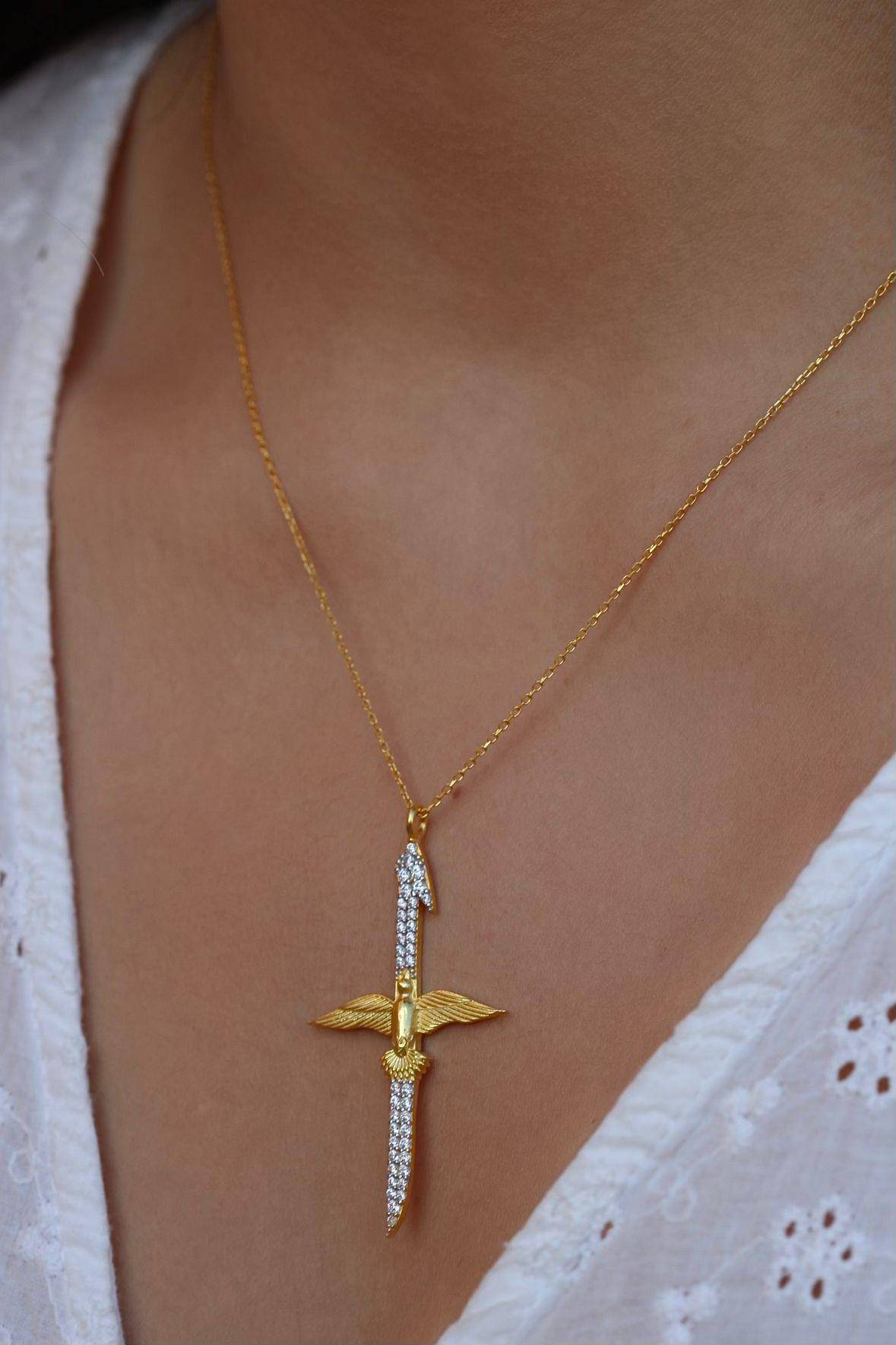 Elif Anka Kuşu Kolye - Aven & Laurel