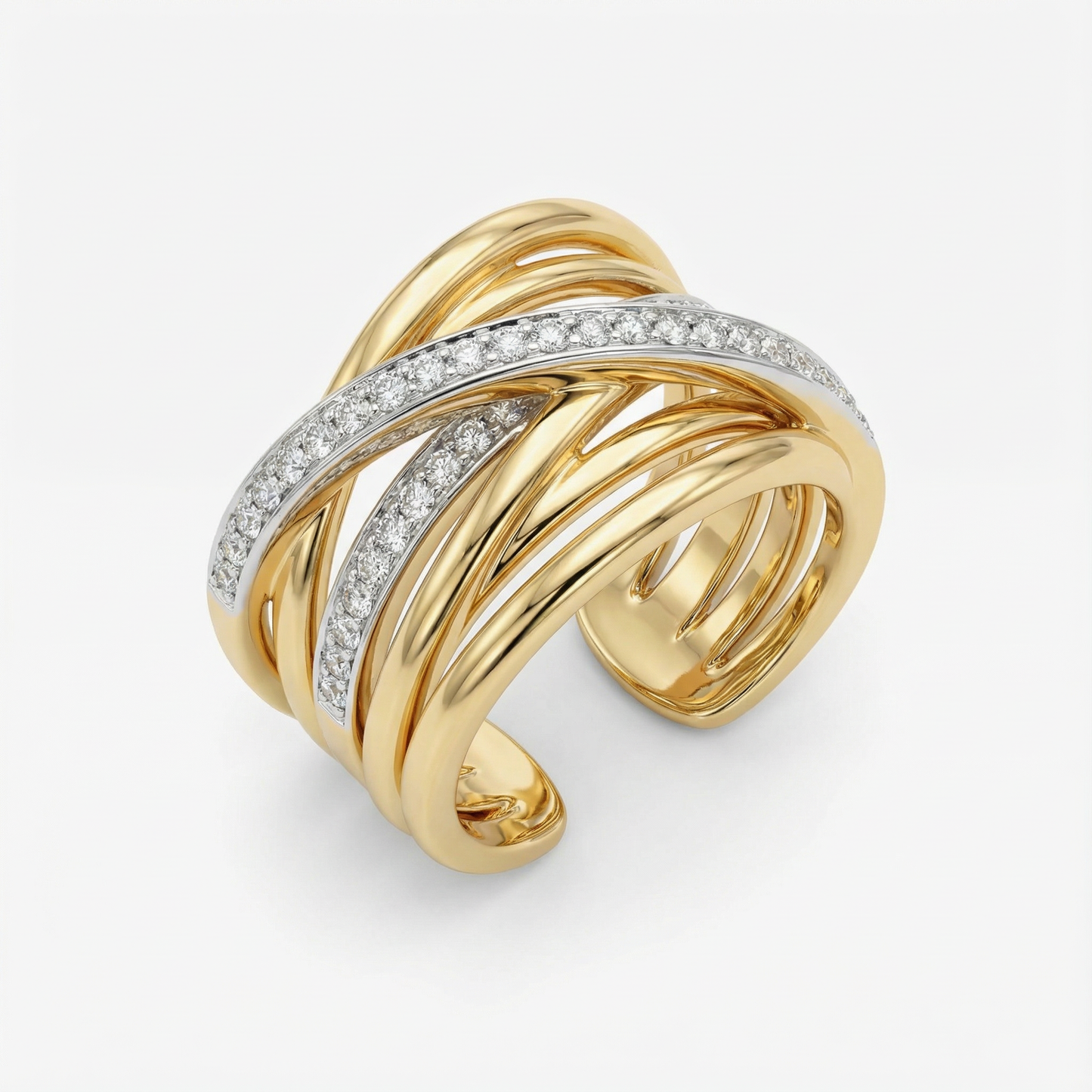 Obsidian Interstellar Ring