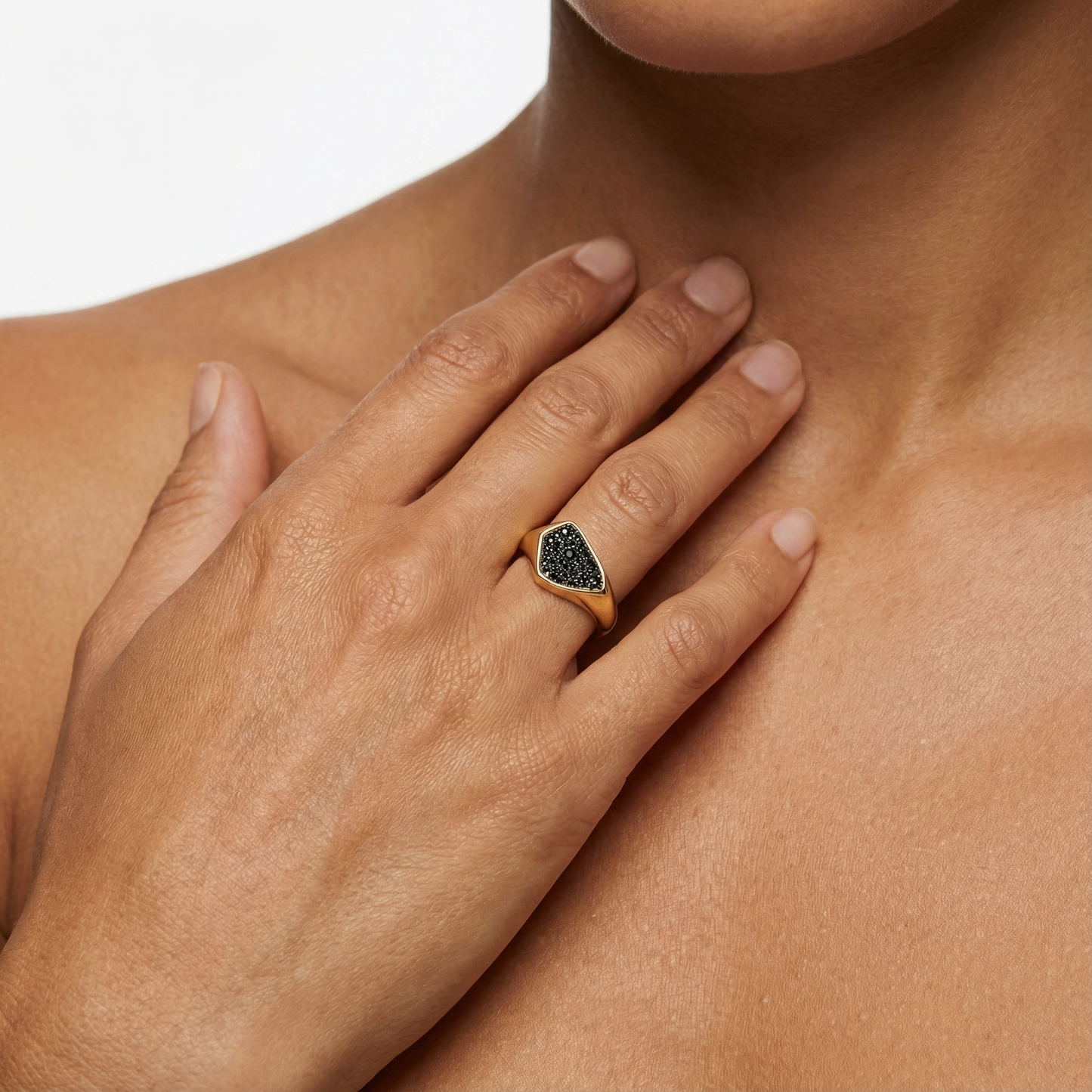 Midnight Dome Ring
