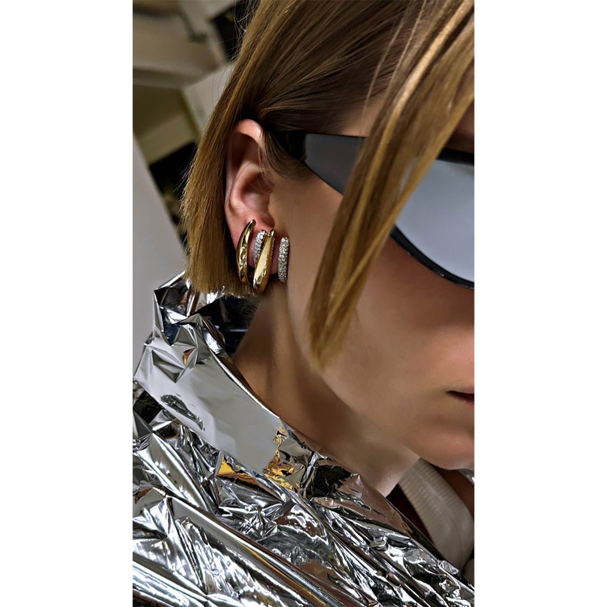 İkili Görünüm Küpe - Aven & Laurel