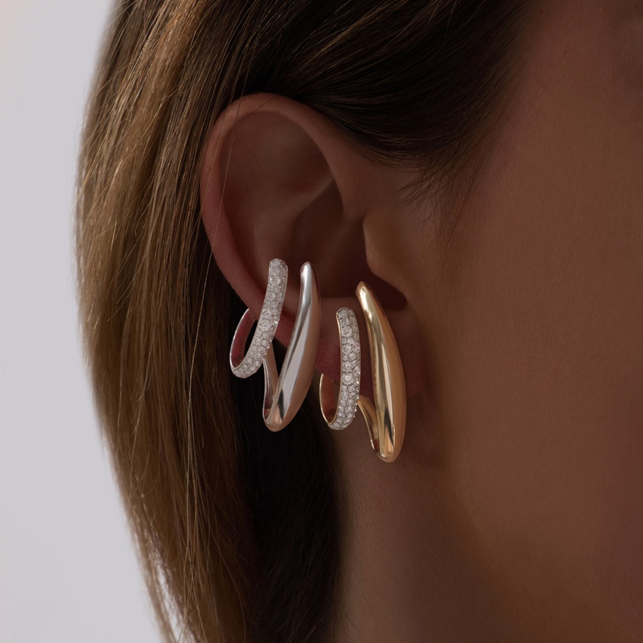 İkili Görünüm Küpe - Aven & Laurel