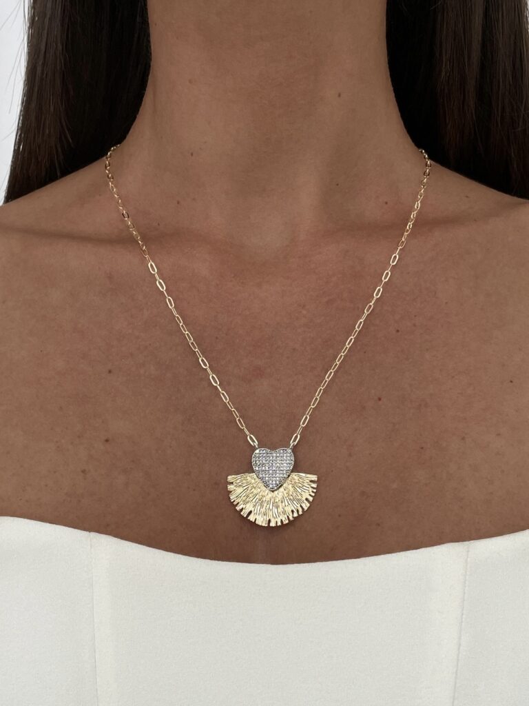 Celestial Heart Kolye - Aven & Laurel