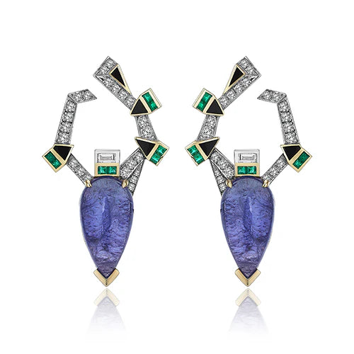 Violet Enigma Küpe - Aven & Laurel