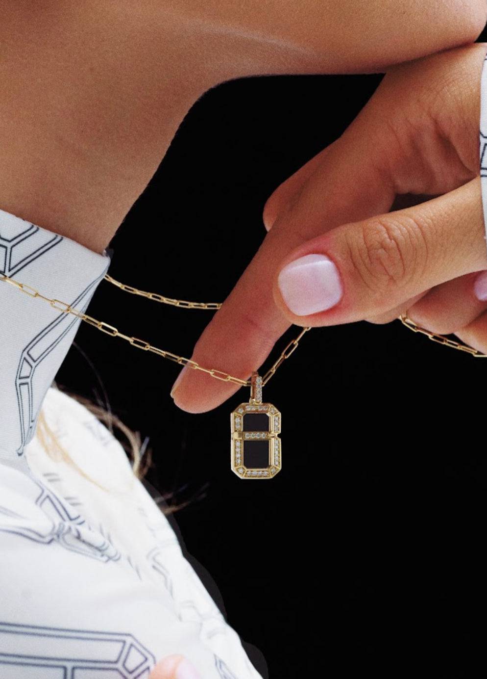 Monogram Kolye - Aven & Laurel