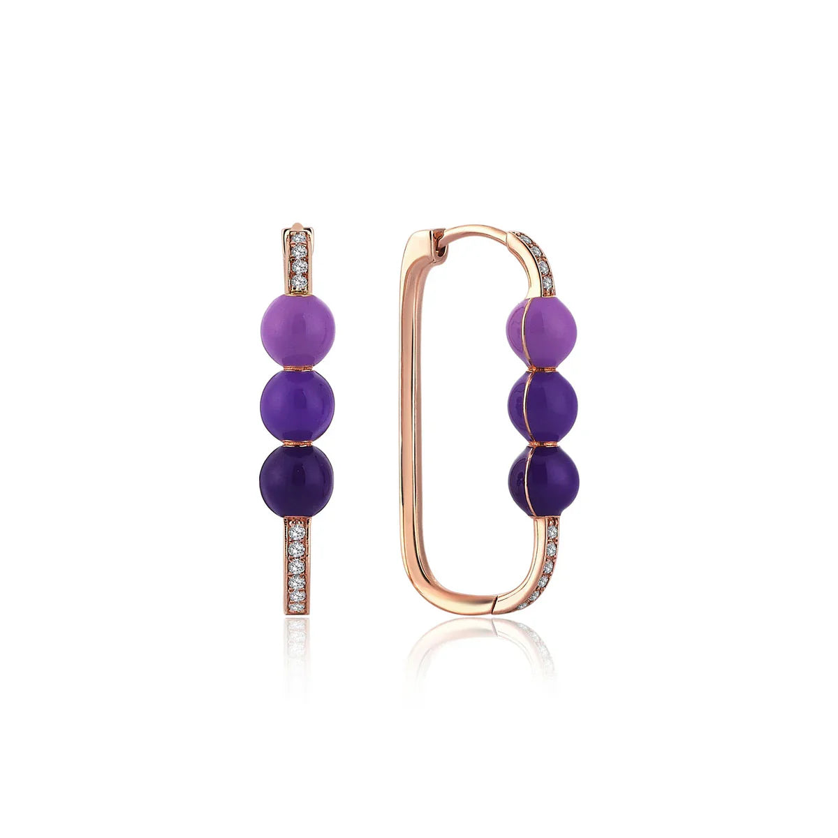 Orchidée Noire Küpe - Aven & Laurel