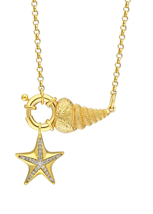 Starfish Glow Kolye - Aven & Laurel