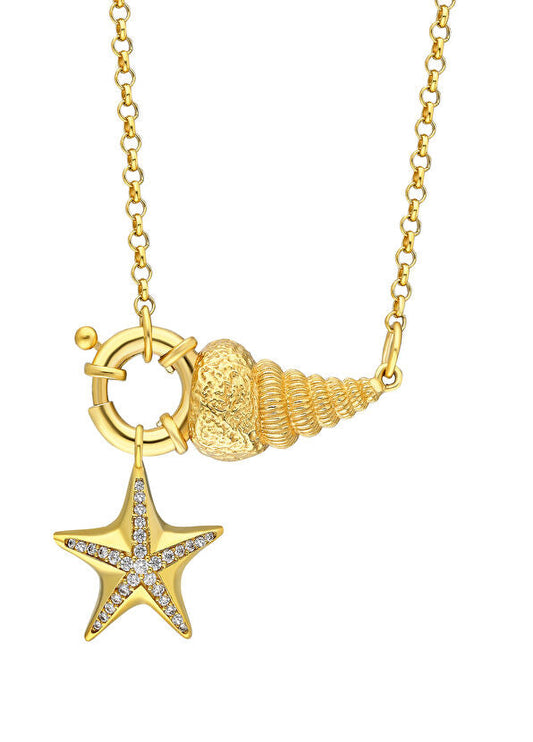 Starfish Glow Kolye - Aven & Laurel