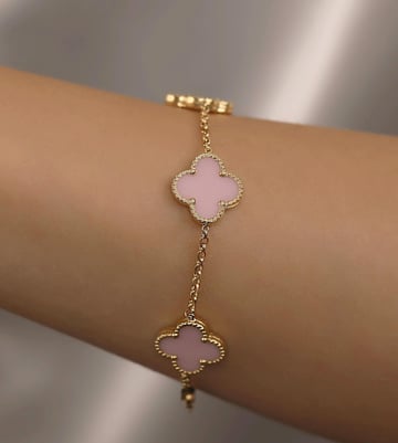 VCA Bileklik Pembe - Aven & Laurel