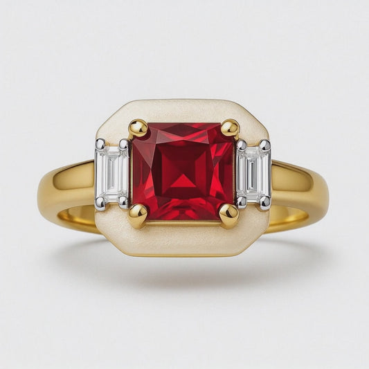 Rubis Angel Ring