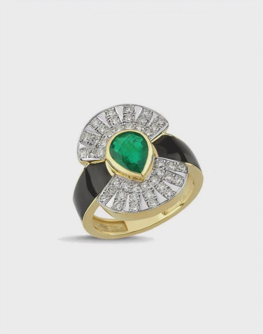 Crystal Talisman Ring
