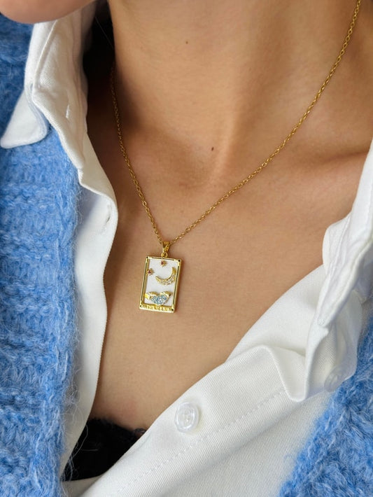 The Moon Kolye - Aven & Laurel