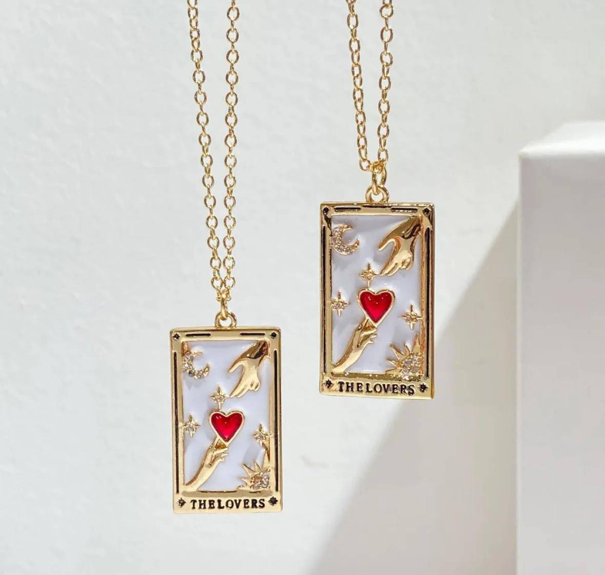 Tarot Kart Lover Kolye - Aven & Laurel