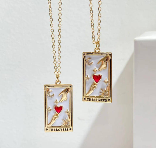 Tarot Kart Lover Kolye - Aven & Laurel